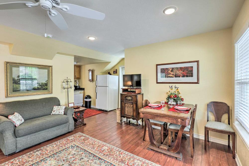 Studio in College Station with Expansive Deck!